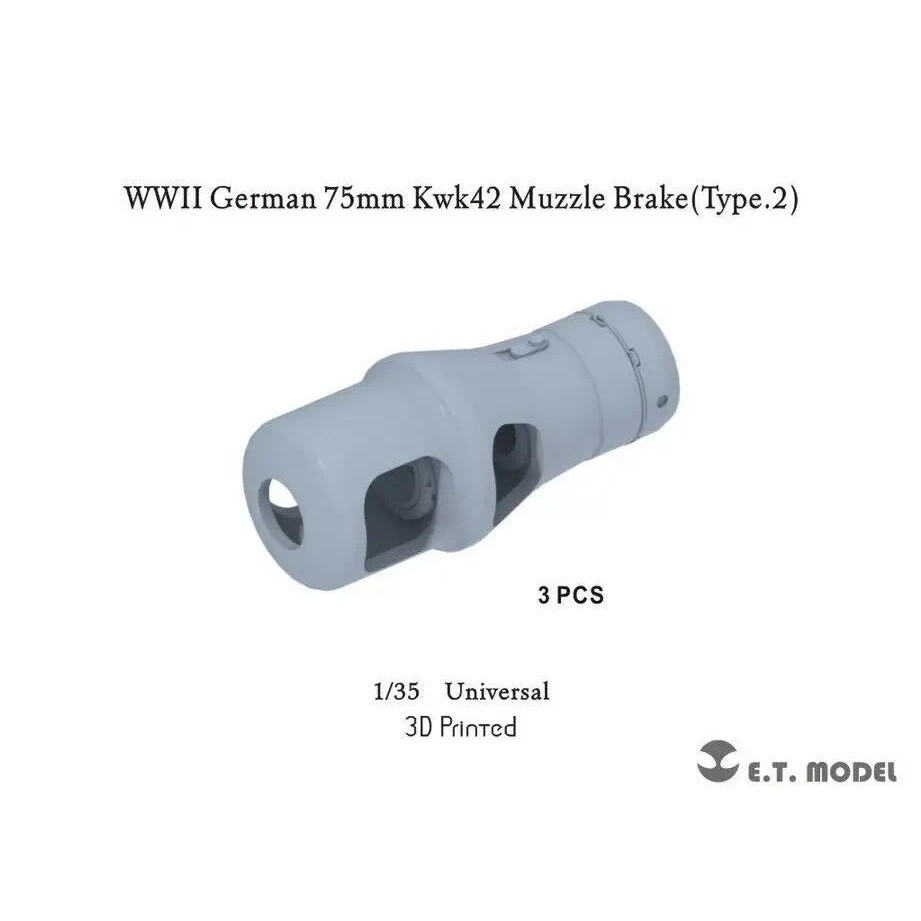 ET Model P35-308 1/35 WWII German 75mm Kwk42 Muzzle Brake (Type.2)