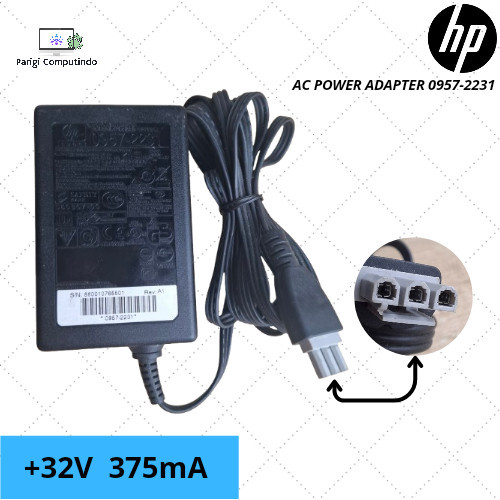 Ac Power Adaptor Printer Hp 0957-2231 (+32V ~ 375mA) – (+16V ~ 500mA)