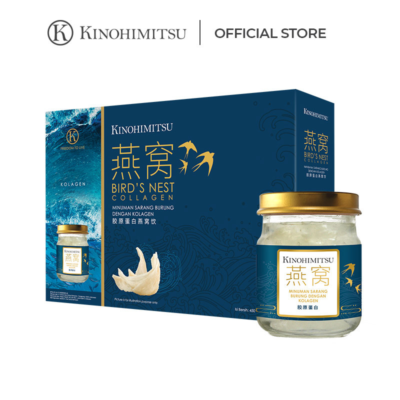 Kinohimitsu Bird's Nest Collagen 75ml - 6 Botol