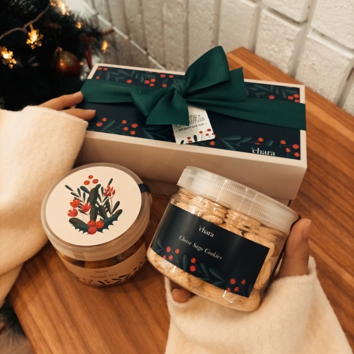 

Christmas Hampers / Hadiah Natal / Bingkisan Natal - Varian B Green