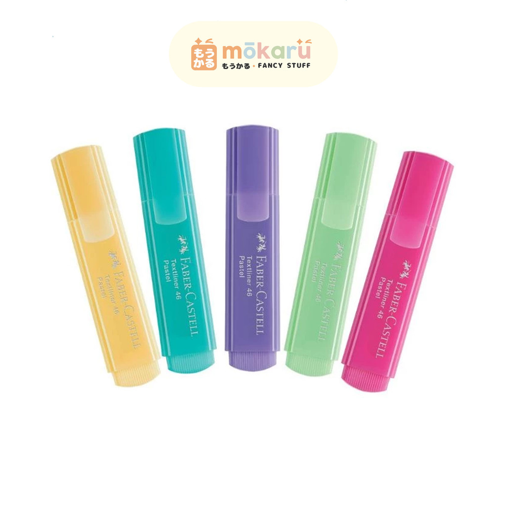 

Faber Castell Highlighter Textliner Pastel 46/ Penanda Berkualitas