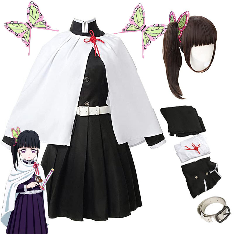 Tsuyuri Kanao Costume Adult Child Anime Demon Slayer Kimetsu No Yaiba Tsuyuri Kanao Cosplay Costume 