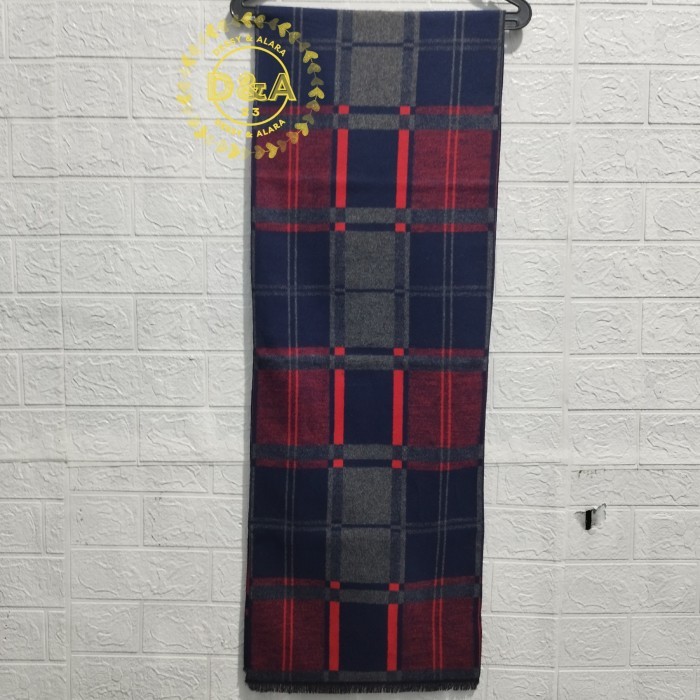 syal scarf leher pria wanita cocok buat musim dingin syal import - 07