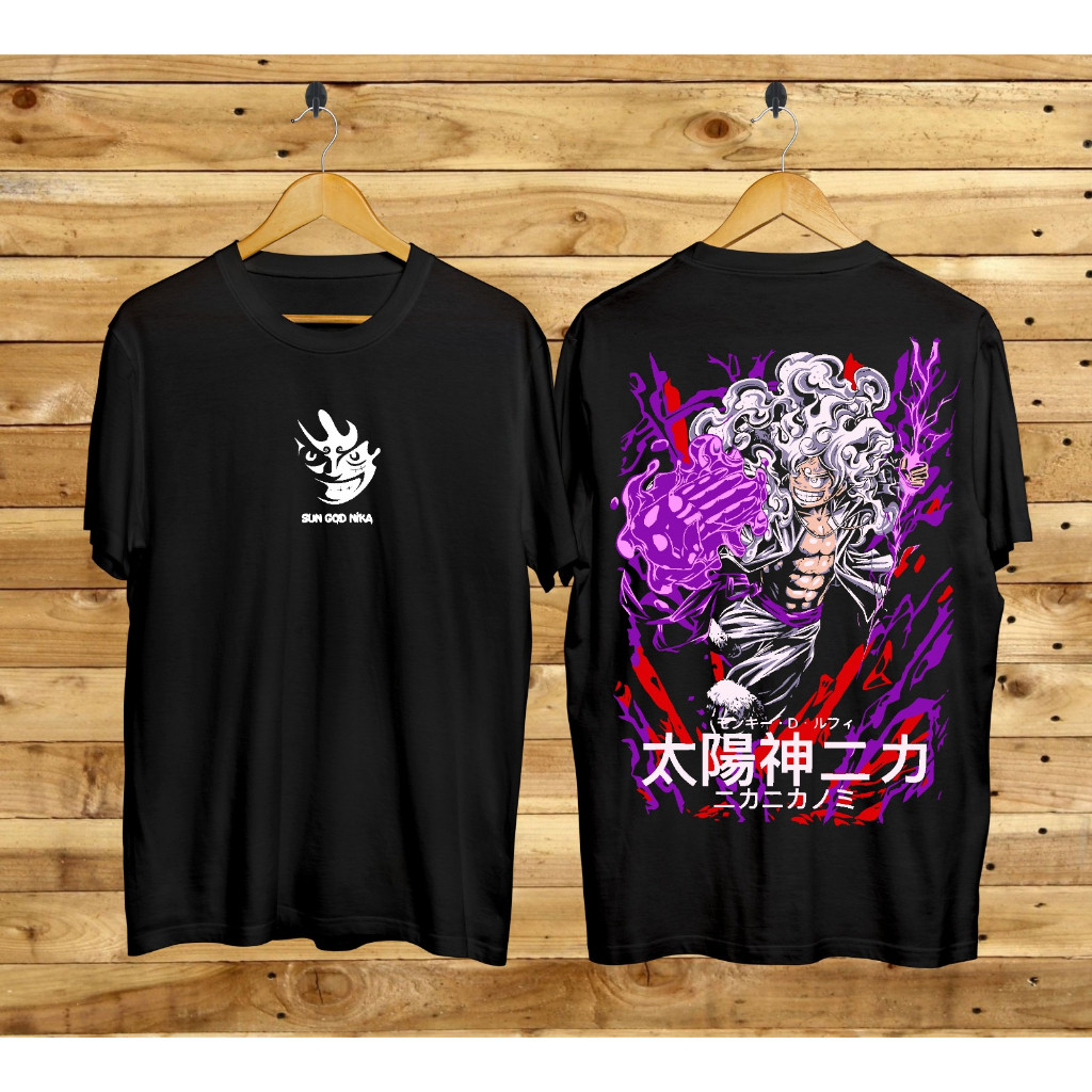 kaos kartun baju kaos lengan pendek bergambar anime kartun pria hitam polos dragonballl shopocollect