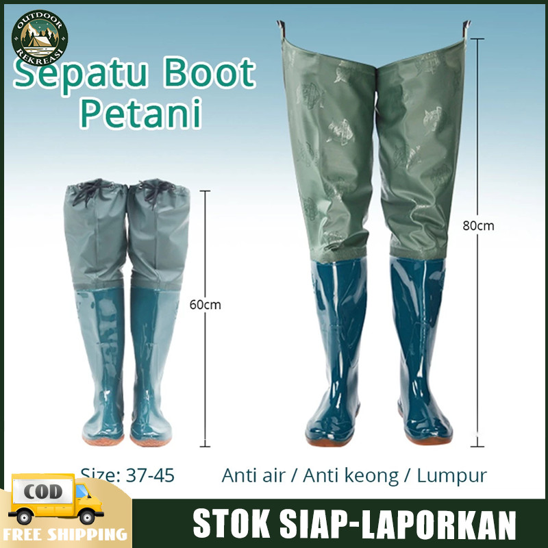 Pria Anti Air Impor Waterproof Sepatu Bot Tinggi Pria Anti Air Impor Waterproof Sepatu Bot Tinggi SE