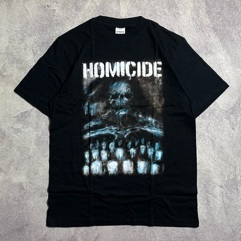 TSHIRT HOMICIDE - BARISAN NISAN 20th Anniversary Revisited (COVER) original Baju kaos