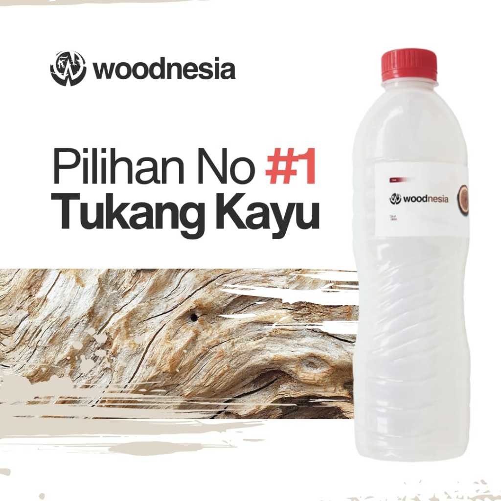 Cat Cleargloss Waterbased Pakai Air Woodnesia Pernis Varnish 500gr