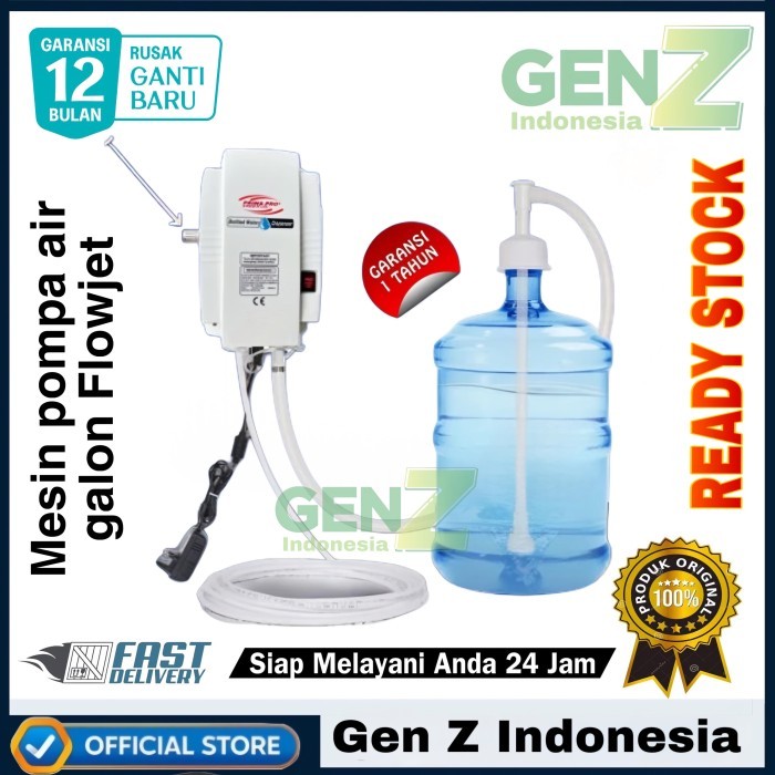 Flow jet pump water Water kangen flojet Mesin pompa air galon Flowjet