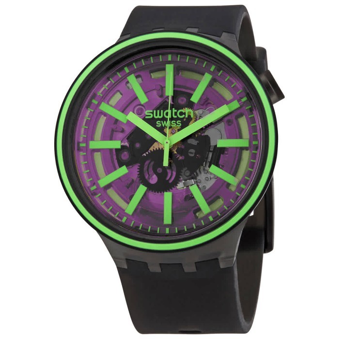 Promo Original SWATCH SO27B113 - Jam Tangan Pria - Pink Taste - Hijau Garansi Resmi 2 Tahun