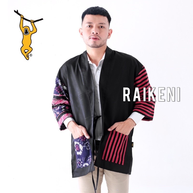 RAIKENI Kimono Rindu | Kimono Tenun Songket | Outer Batik Tenun Terlaris