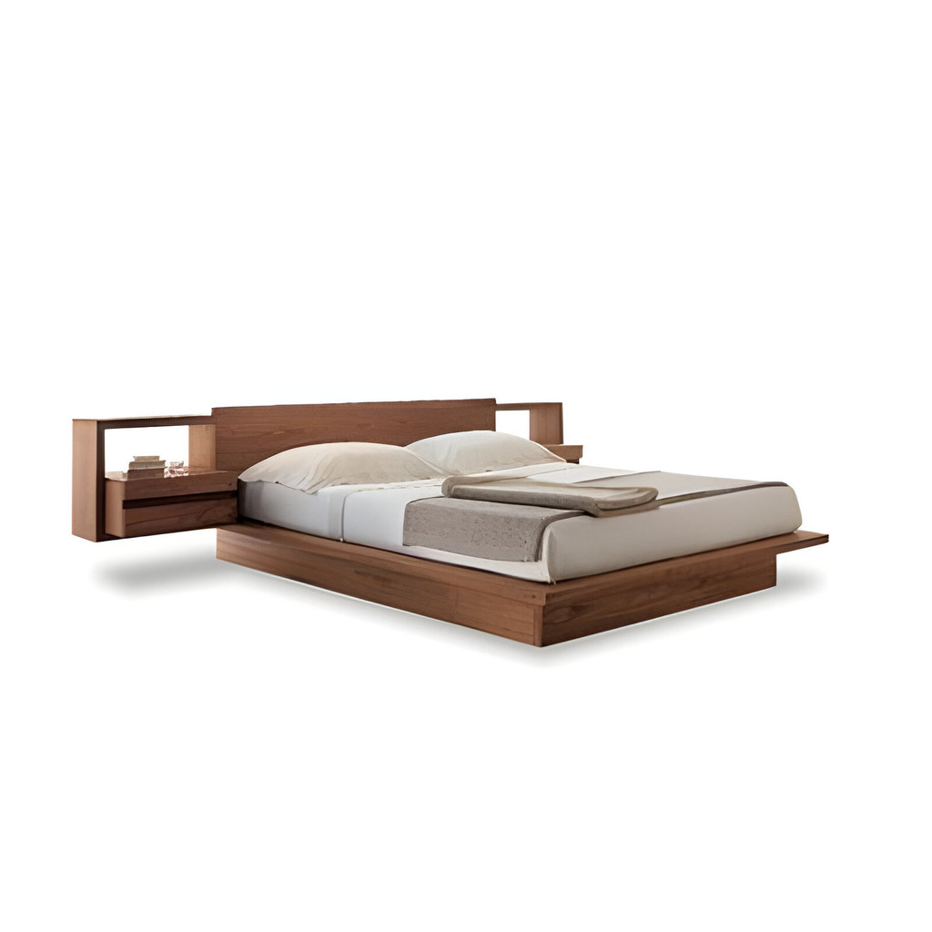 tempat tidur minimalis kayu jati, dipan minimalis, kamar set jati | Kun furniture
