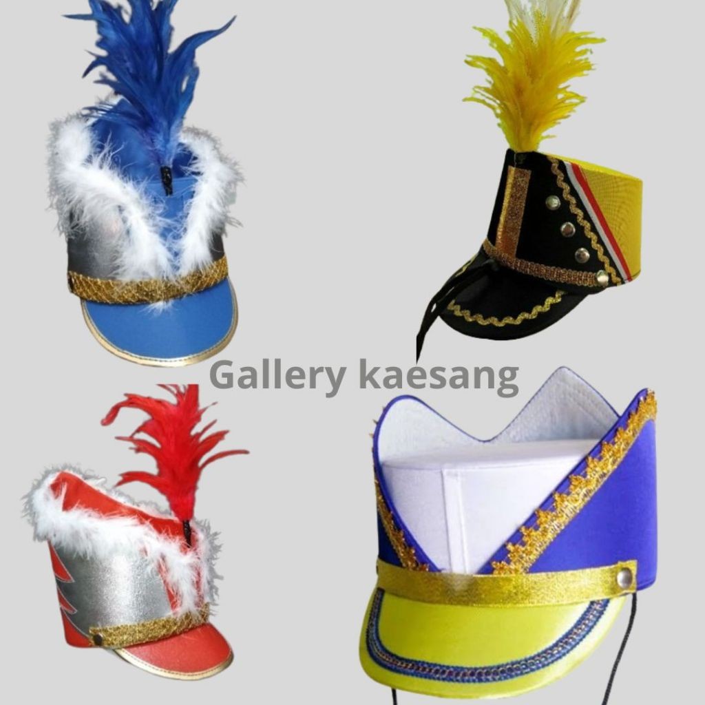 Topi Drumband Anak Dewasa SD,SMP,SMA (BISA CUSTOM MODEL BENTUK SESUAI PERMINTAAN) Pembayaran Bisa CO