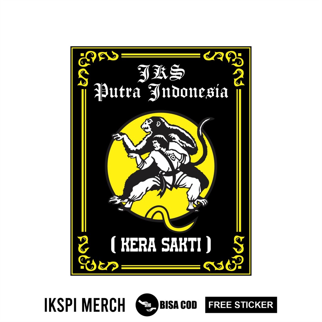 Bet/Badge Punggung Bordir IKS Kera Sakti Putra Indonesia Kera sakti  By IKSPI_Merch