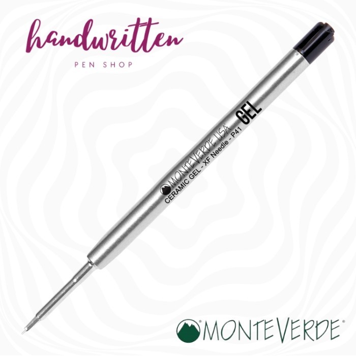 

[Best Seller] MONTEVERDE G2 Parker Size Capless Ceramic Gel Ballpoint Pen Refill / Refill Pulpen Parker - G2 Satuan 1pc, Black 0.7mm