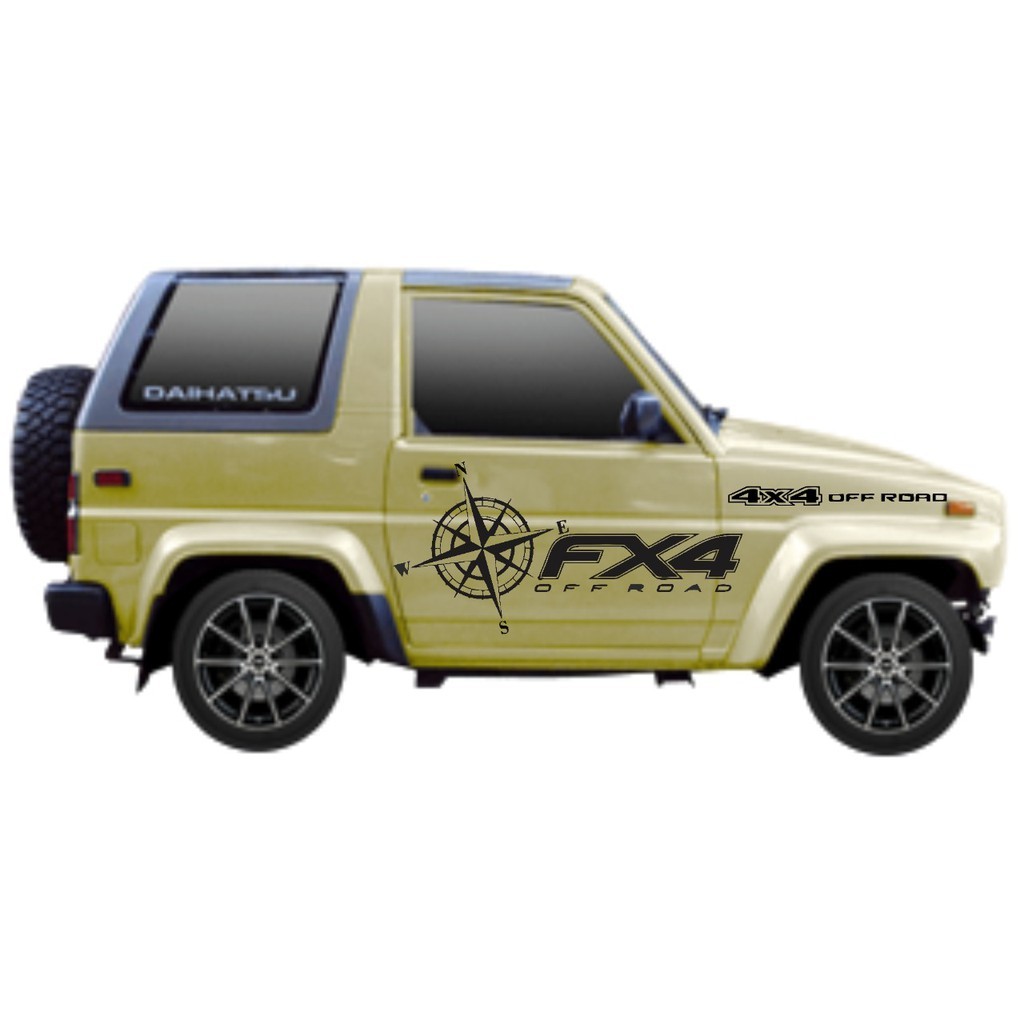 Sticker Mobil Feroza Motif FX4 OFFROAD