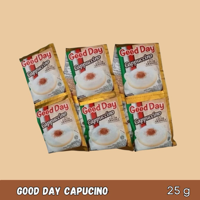 

MURAH!!! 1 RENCENG GOOD DAY CAPPUCINO 25gr