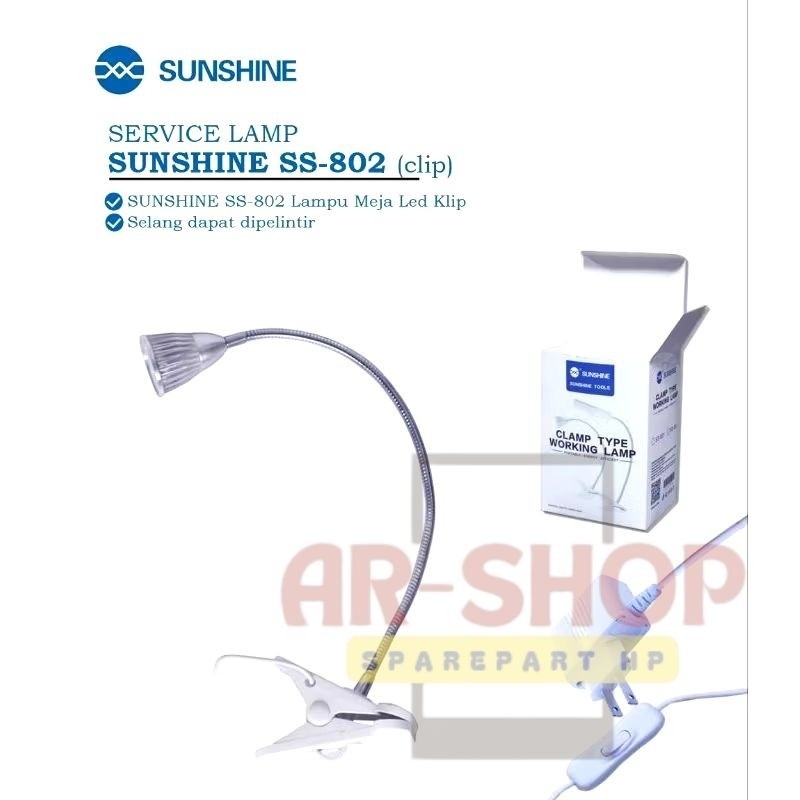 PART LAMPU SERVIS HP ELEKTRONIK / LAMPU BELAJAR / LAMPU LED JEPIT