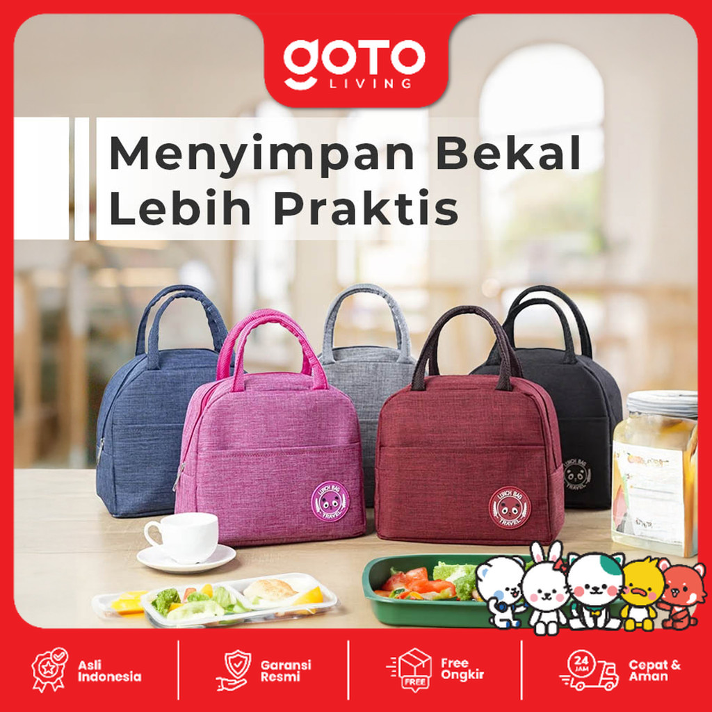Goto Hamigo Lunch Bag Tas Bekal Makanan Tempat Makan Anak Dewasa