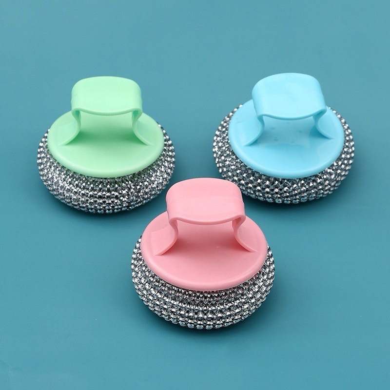 DSX - Sikat Cuci Piring Aluminium Sabut Cuci Piring Dengan Gagang