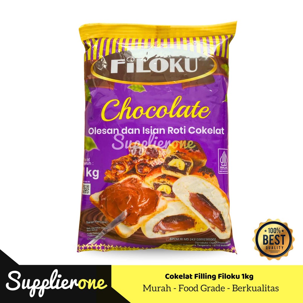 Coklat Filling Filoku 1kg / Filoku Coklat Filling  / Filling Coklat / Filling / Chocolate Filling