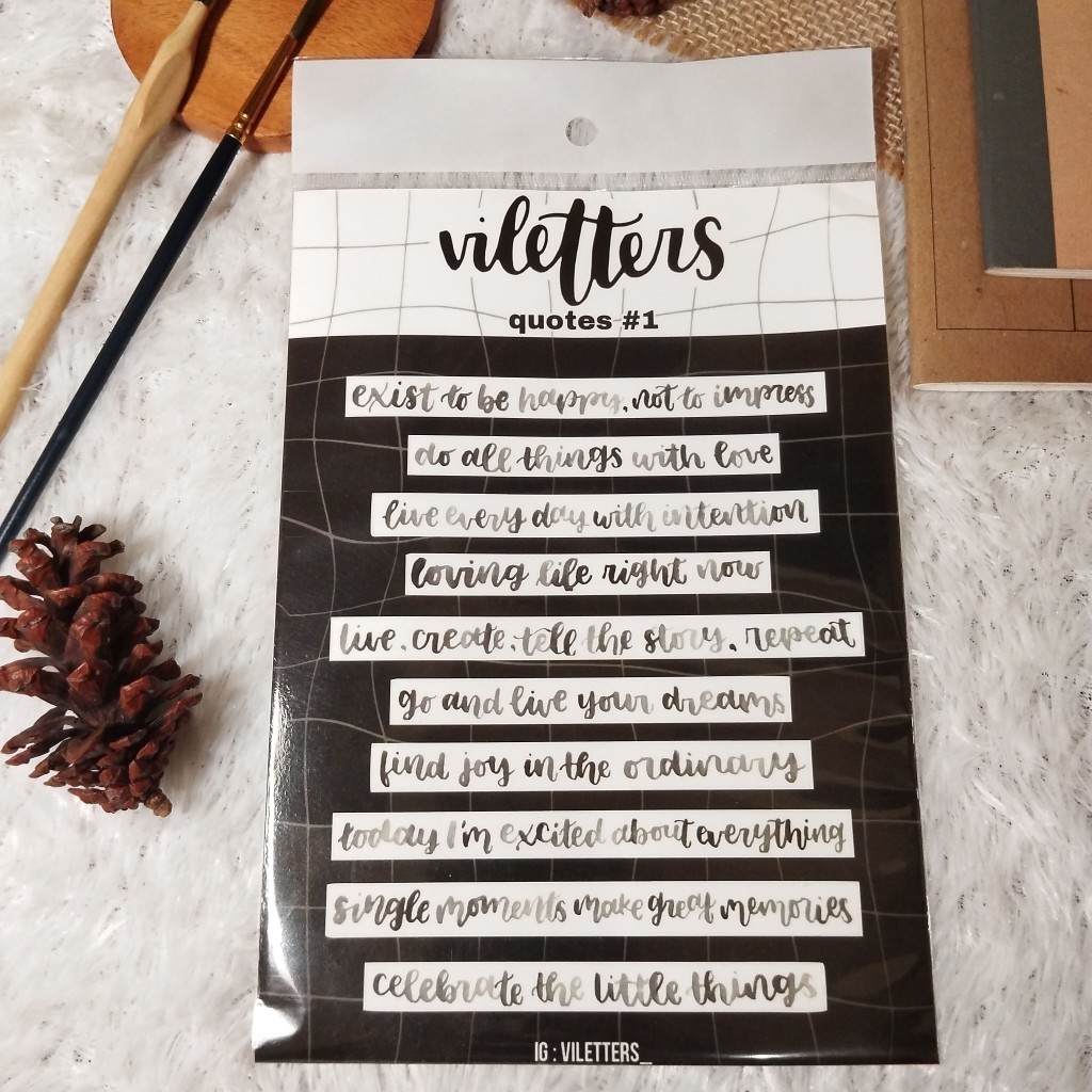 

sticker sheet lettering by viletters