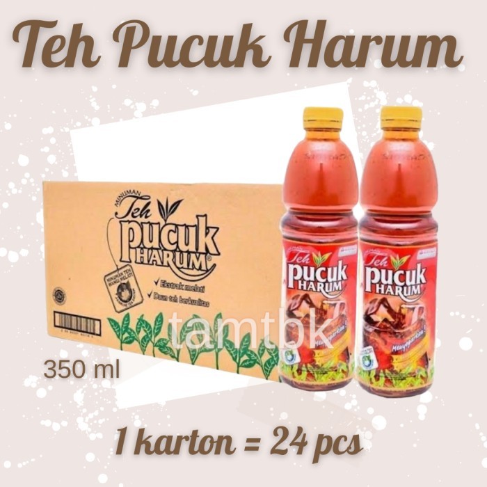 Teh Pucuk 350 ml 1 karton (1 karton isi 24 botol)