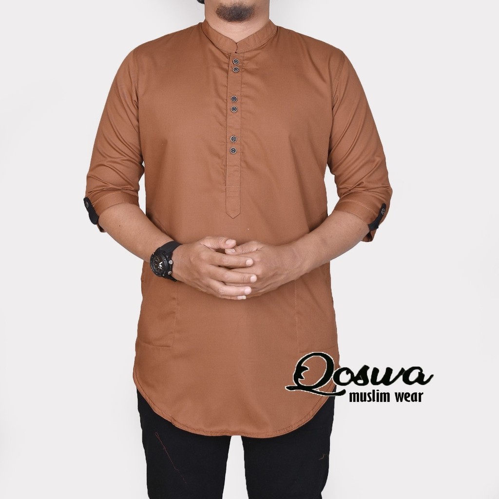 BAJU KOKO QURTA PAKISTAN MODEL TERBARU 2022 / OUTFIT LEBARAN PRIA 2022 / BAJU KOKO ORIGINAL QOSWA / 