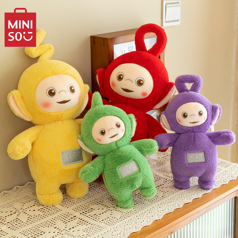 New Teletubbies Plush Doll Miniso Cute Laa-Laa Dispy Anime Doll Cute Teletubbies Action Plush Dolls 