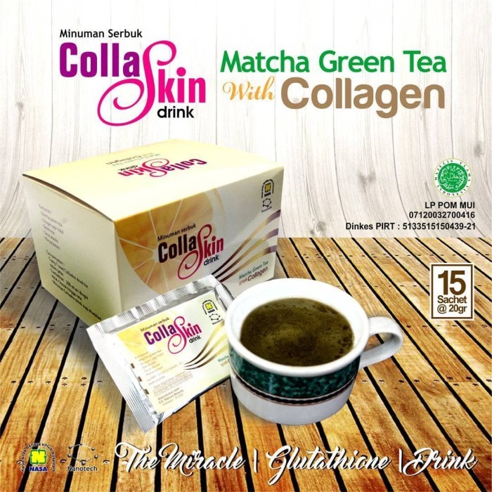 

MINUMAN KESEHATAN MATCHA GREEN TEA WITH COLAGEN, TEH HIJAU BERKOLAGEN
