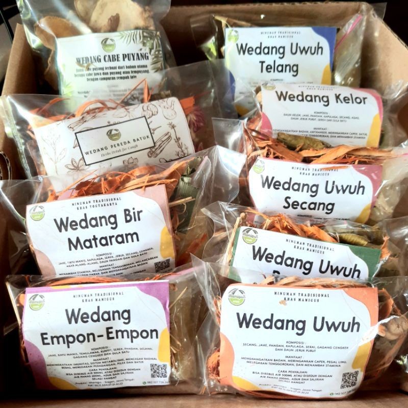 

Aneka Minuman Wedang Tradisional Rempah Uwuh Bir Mataram Cabe Puyang Empon Pereda Batuk