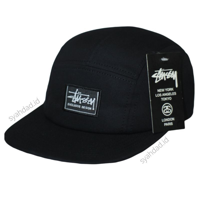 EVLOGIA/EG TOPI COD TOPI PRIA 5 PANEL CAP STUSSY PRIA WANITA DISTRO ORIGINAL  BAHAN PREMIUM NEW
