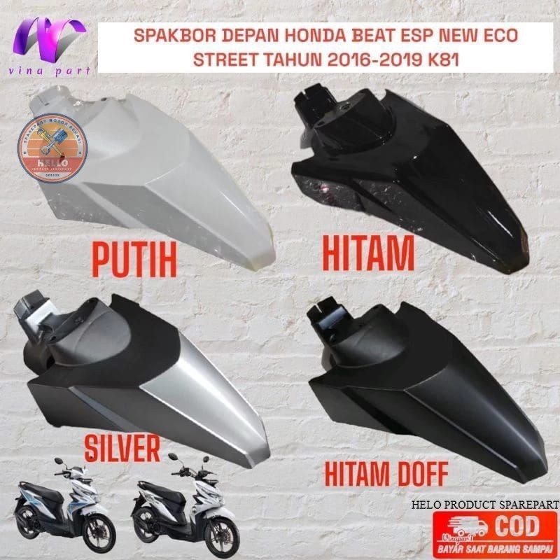 spakbor depan all new beat fi esp beat stree 2016-2019 k81 non original Sparepart Motor
