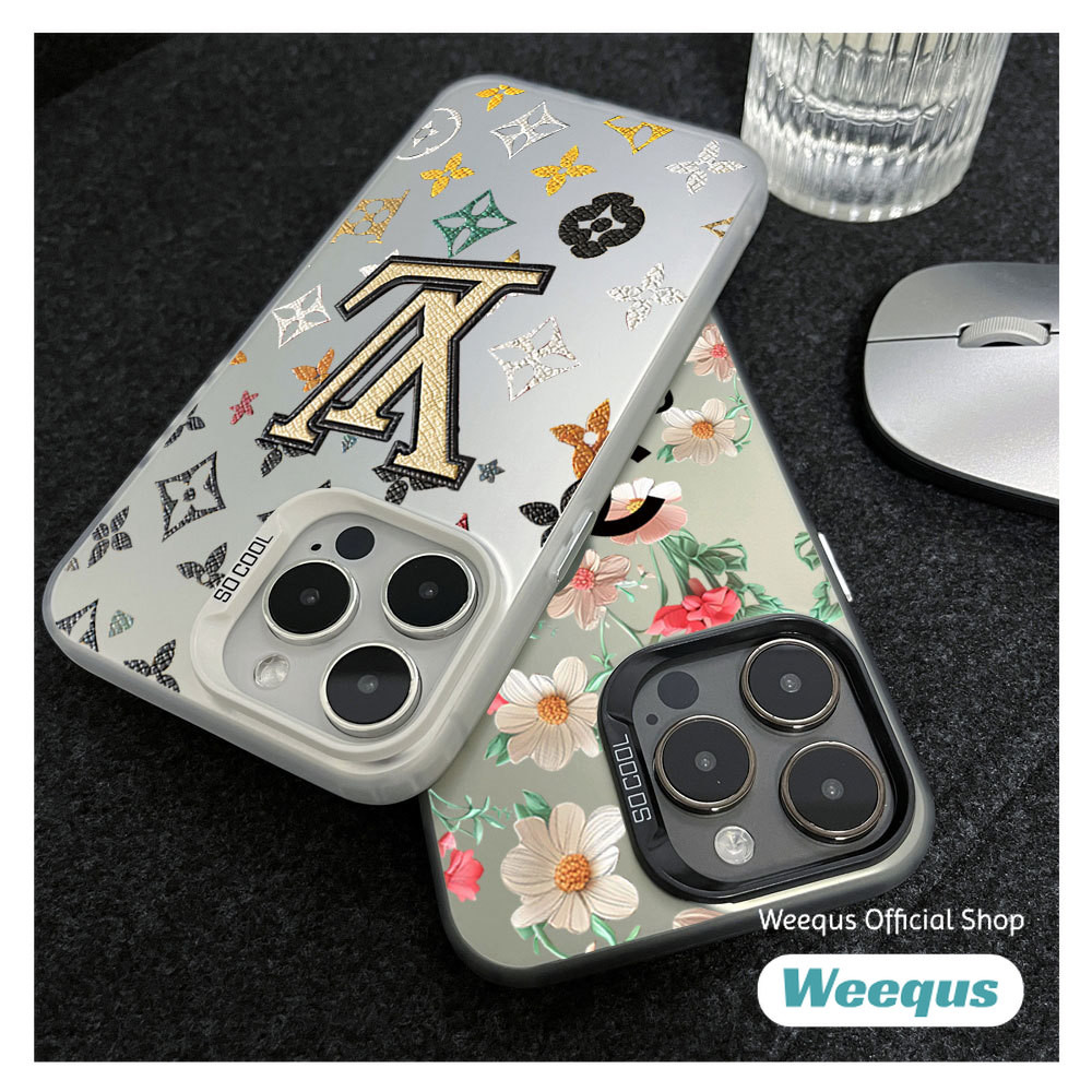 Case LV Chanel untuk iPhone 11 12 13 14 15 Pro Max X XS Max XR 6 6s Plus 7 8 Plus