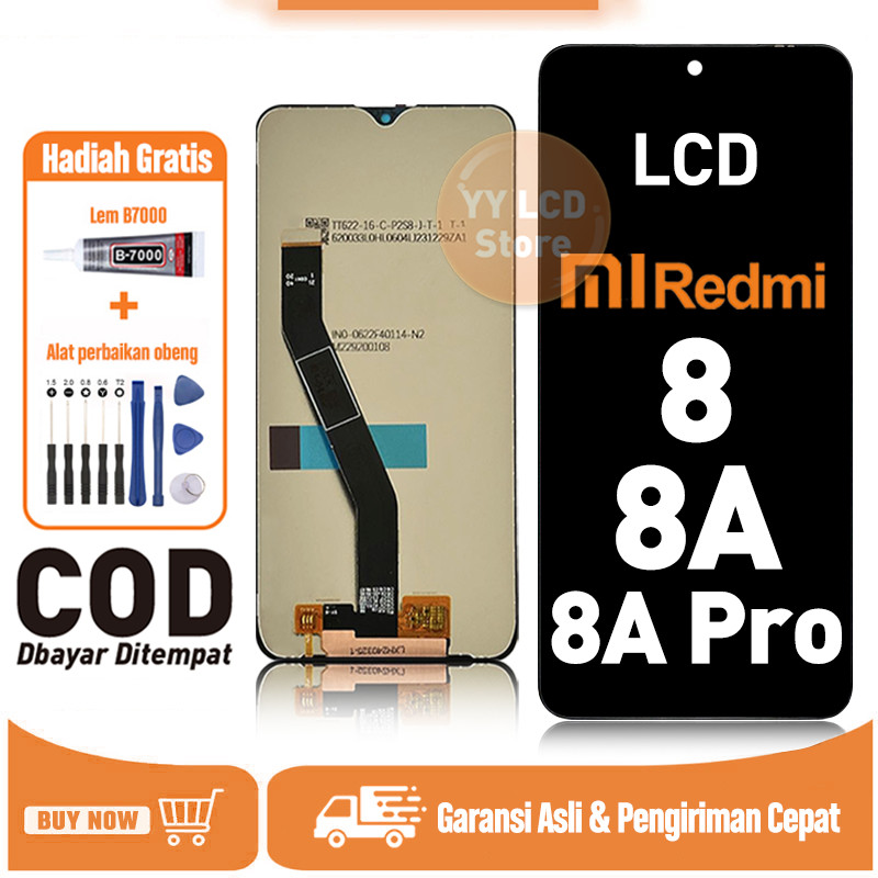 LCD Redmi 8A PRO LCD Redmi 8A LCD Redmi 8 Original COD TOUCHSCREEN Fullset Crown Murah Compatible Fo