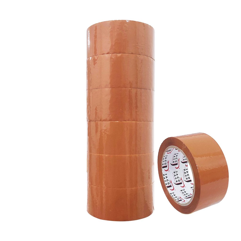 

6 PCS - Lakban Coklat UK 45 mm x 90 Yard / Lakban Packing Jago Pack Indonesia