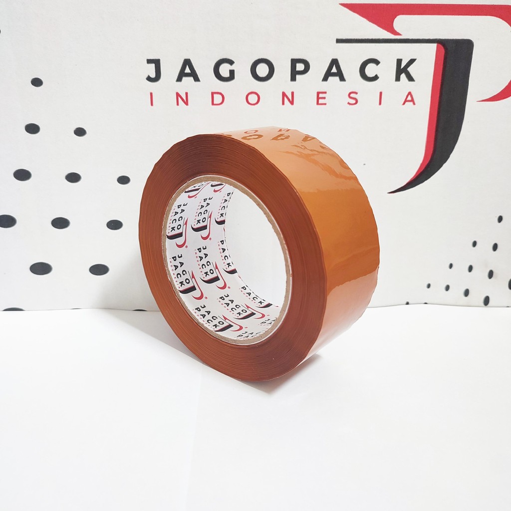 

Lakban Coklat 45mm x 200 yard - Lakban Packing Paket BC - Jago Pack Indonesia