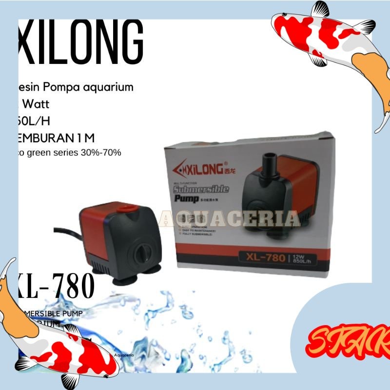 Mesin pompa Aquarium XILONG XL 780 Mesin Celup mini Tank aquarium