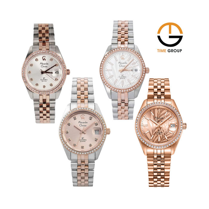 JAM TANGAN WANITA ALEXANDRE CHRISTIE AC5012 AC 5012 LD STAINLESS STEEL ORIGINAL