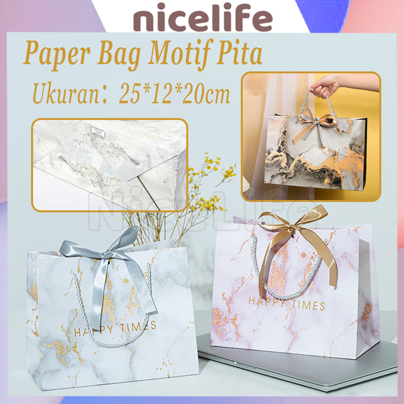 

Marmer Paper Bag / Paper Bag Marble Motif / Paper Bag Tote Bag