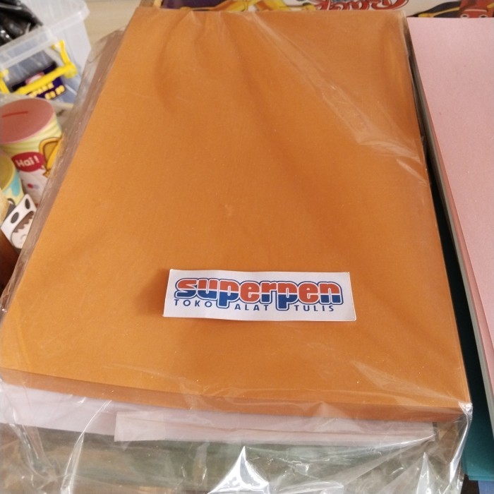 

Kertas Buffalo F4 Warna Orange
