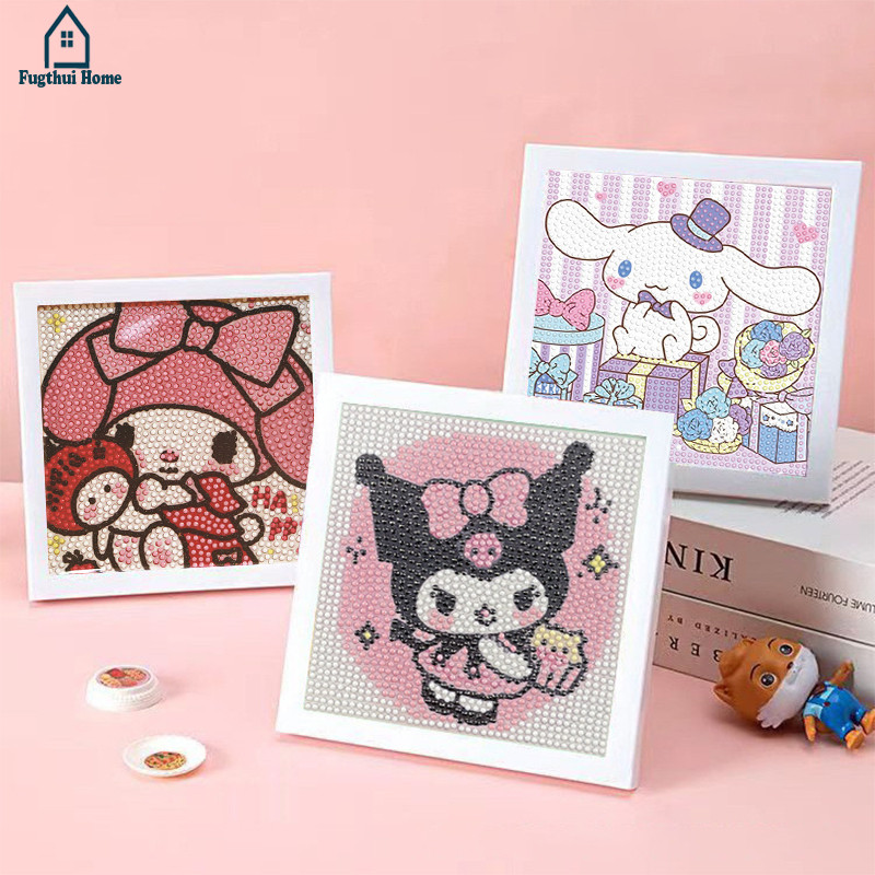 

❤️Fugthui❤️Lotso Naruto mainan set Diamondpainting Sanrio Edition Cinnamoroll Diy Full Drill Diamond Painting / Diy Gambar Untuk Anak