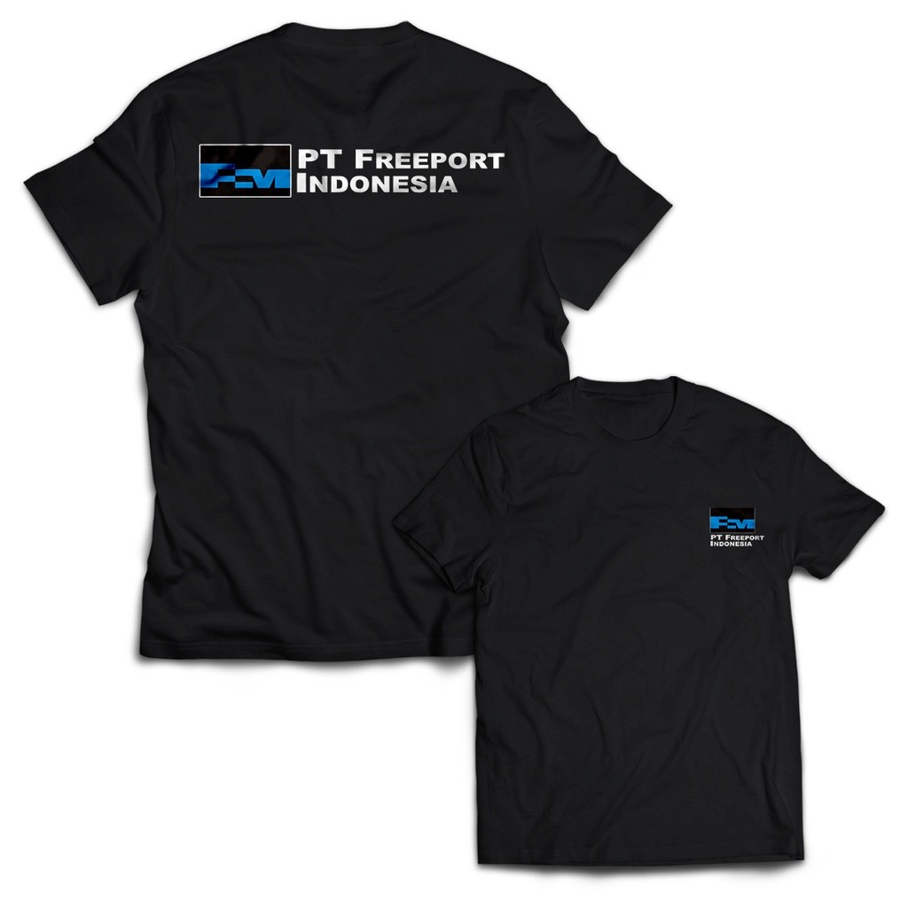 Kaos Pria FREEPORT INDONESIA Tambang Emas Dewasa Baju Atasan Unisex PakeKaos