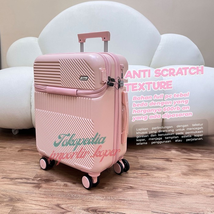 Koper Joshee Laptop Banks Series Cabin 20 Inch USB Port HighQuality - SILVER, 20 Inch Cabin