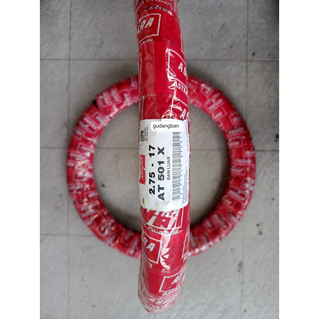 ( AT501 X ) 250 - 17 ASPIRA MAXIO AT 501 X TUBETYPE NON -TUBELESS ORI ASTRA OTOPARTS Ban Motor Bebek