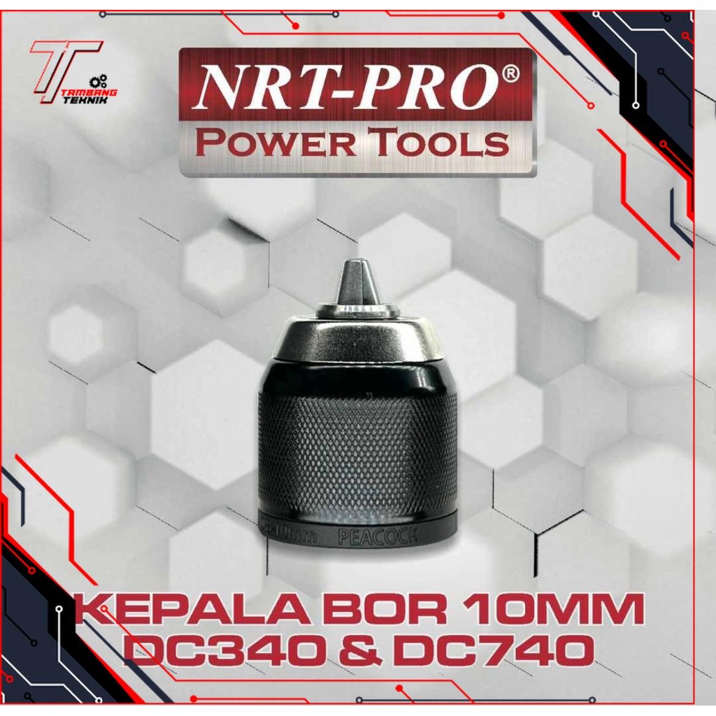 KEPALA BOR CORDLESS / KEPALA BOR BATERAI 340 & 740 NRT-PRO PACKING DUS