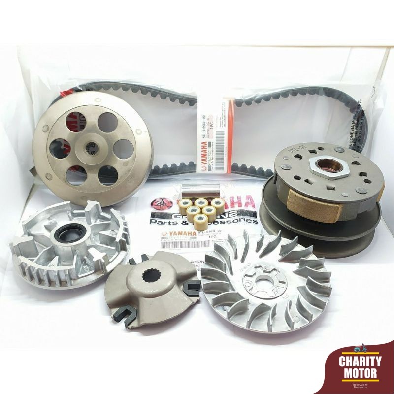 PAKET PULLY KIRI CVT MIO SPORTY / SMILE / SOUL KARBU / FINO KARBU / NOUVO KARBU PAKET CVT MIO SPORTY