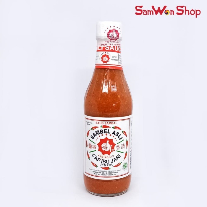 

✨TERLARIS -SAMBAL ASLI CAP IBU JARI JEMPOL 320gr - SAUS SAMBEL
