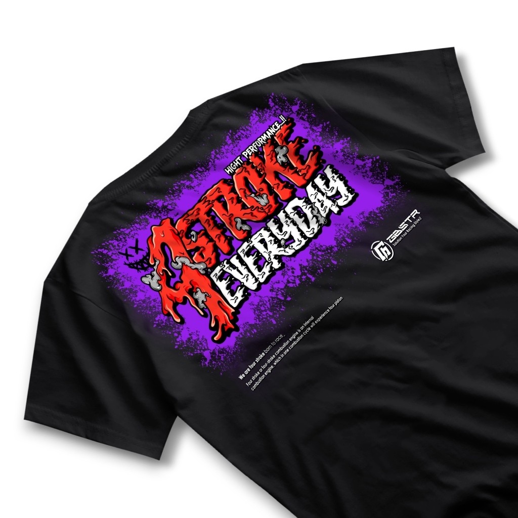 Kaos 4 Stroke Everyday Racing 4 Tak Four Stroke Engine Baju Distro Motor Herex 4Stroke Tshirt Otomot