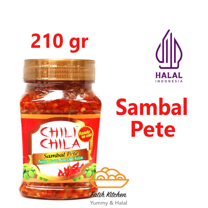 

✨TERLARIS -Sambal PETE CHILI CHILA 210 gr Halal