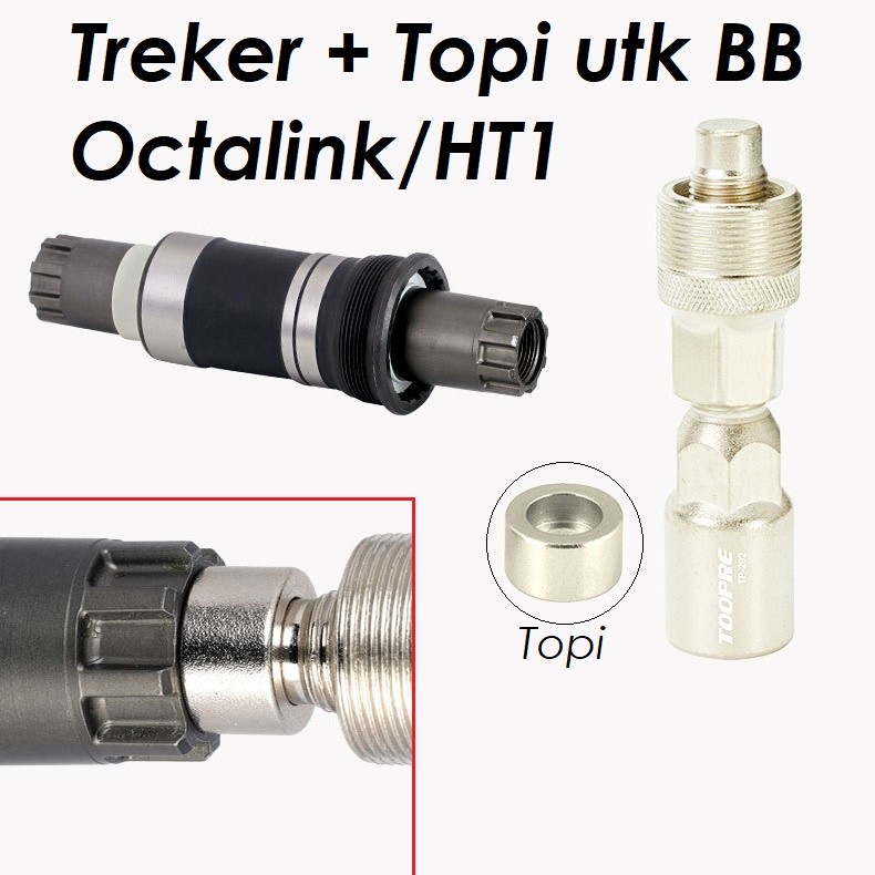 Treker Crank puller TOOPRE BB Kotak Octalink Ht1 bottom bracket sepeda